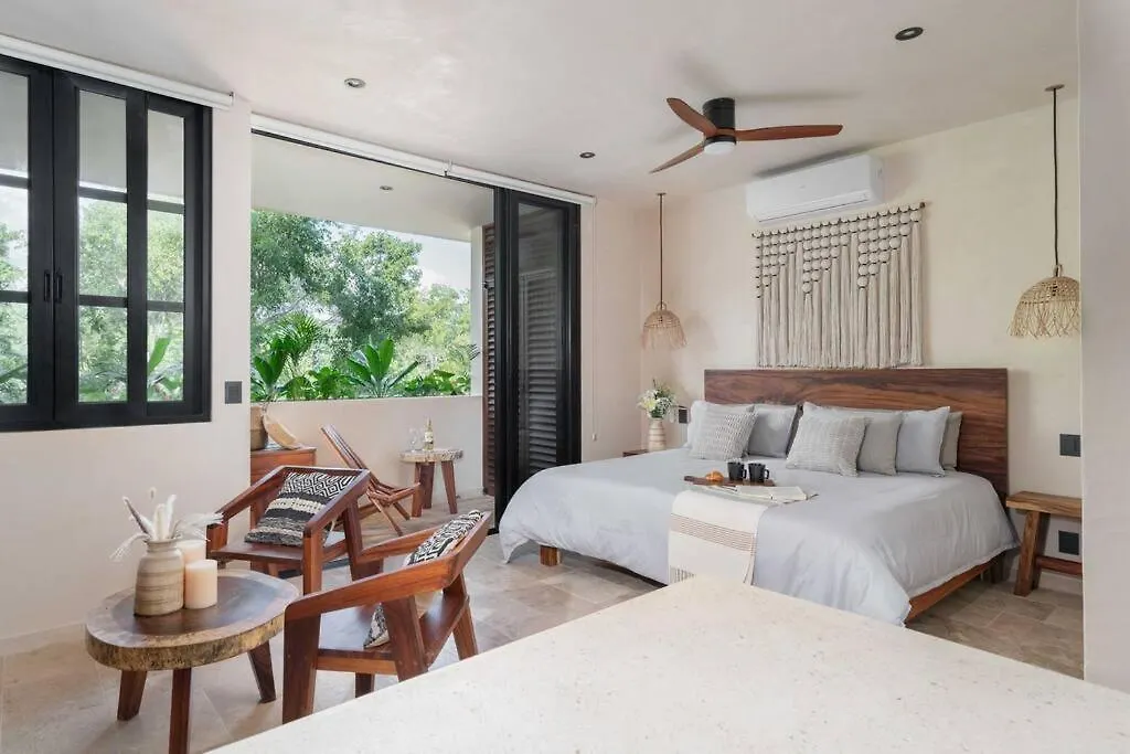 Amazing Jungle Condo Near Beach Town 200Mb Pool Tulum Apartment