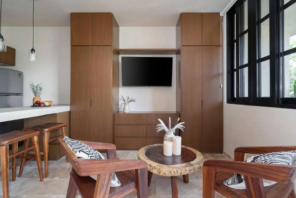 Appartamento Amazing Jungle Condo Near Beach Town 200Mb Pool Tulum Messico